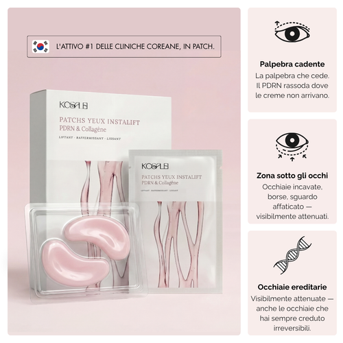 Patch Occhi InstaLift al PDRN & Collagene